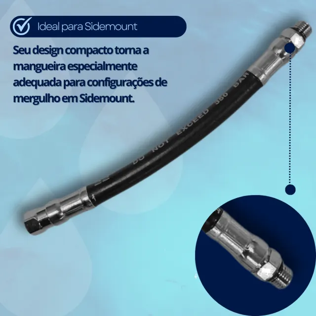 HP-15, Mangueira Alta Pressão 15cm - Imagem 4