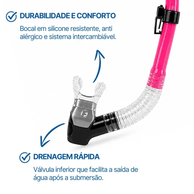 SK-07, Snorkel com válvula e Quebra Onda - Imagem 22