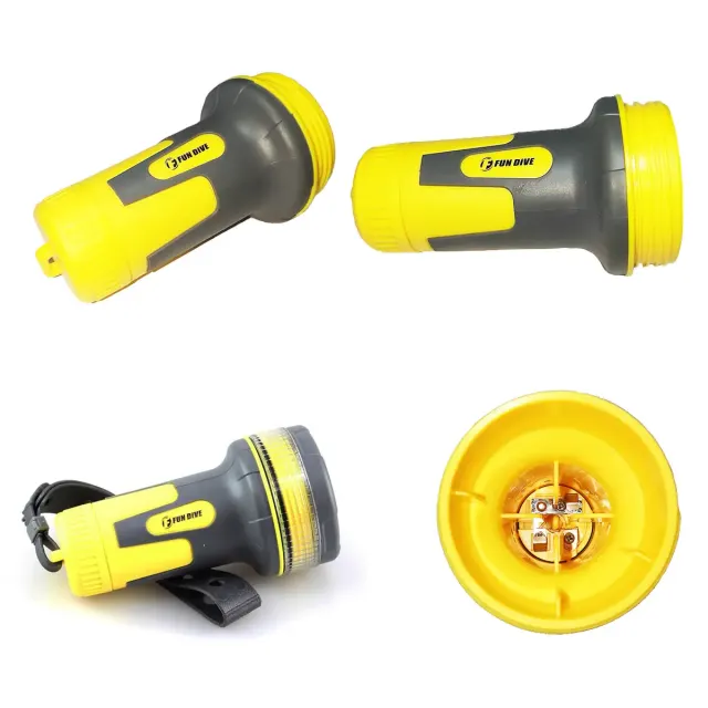 Corpo Carcaça de Reposição com Botão para Lanterna Thor LED Fun Dive - Imagem 1