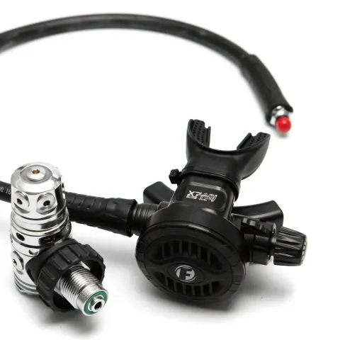 Kit Regulador de Mergulho RX-01 DIN 300 + X-7 Fun Dive - 1º e 2º Estágio Balanceados