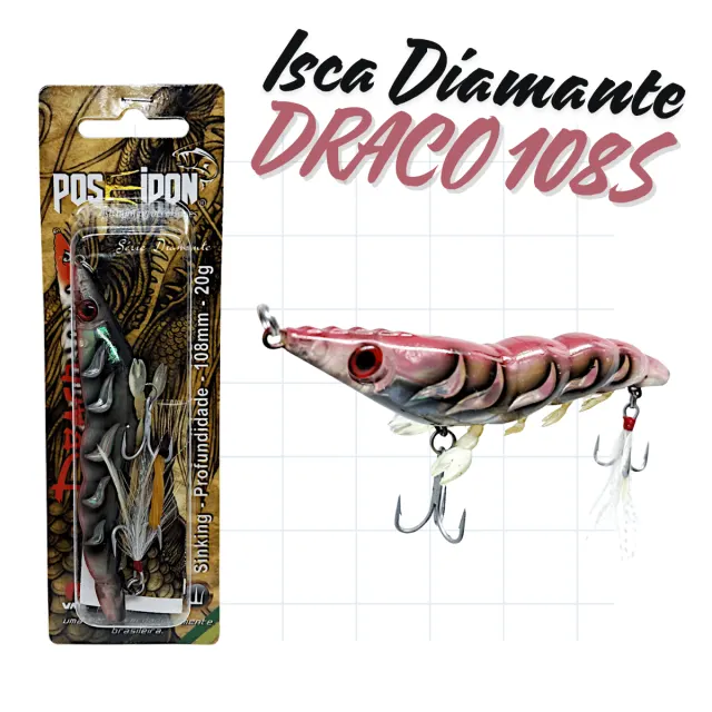 DRACO 108S, Isca de Sinking Profundade 20g - Imagem 5