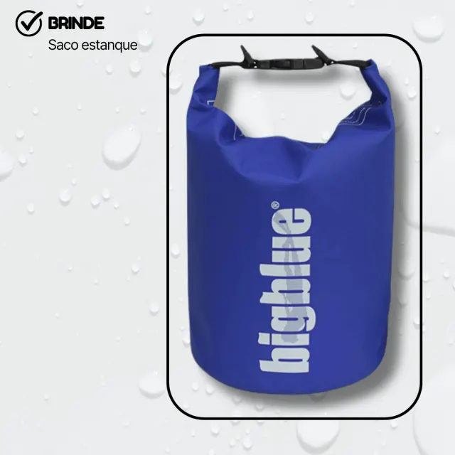 Lanterna de Mergulho Bigblue AL1300WPII 1300 Lumens Foco Aberto 85° - Imagem 6