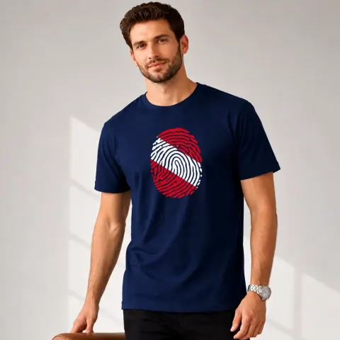Camiseta de Mergulho Impressão Digital do Mergulhador Imersa Divers