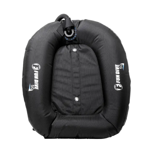 Kit Colete Asa 50 lbs Fun Dive - Backplate em Aço, Harness e Wing para Mergulho Técnico - Imagem 2