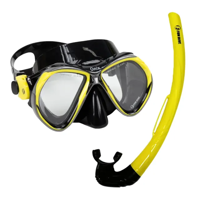 Kit Máscara Fun Dive Onix com Snorkel SK-05 ECO para Mergulho e Apneia - Imagem 11