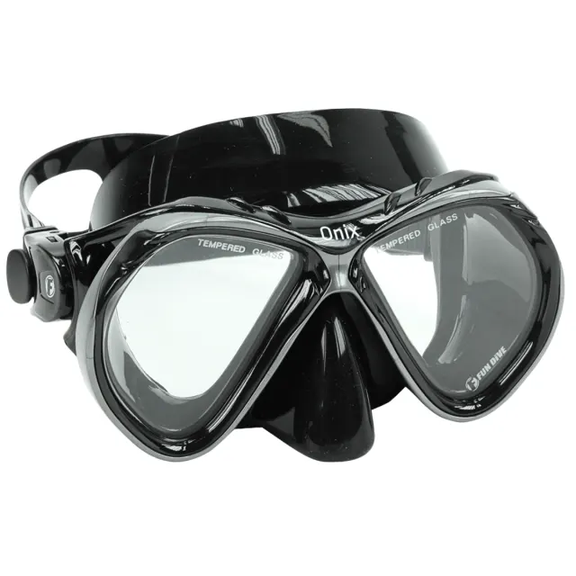 Kit Máscara Fun Dive Onix com Snorkel SK-10 Dry e Dupla Válvula - Imagem 2