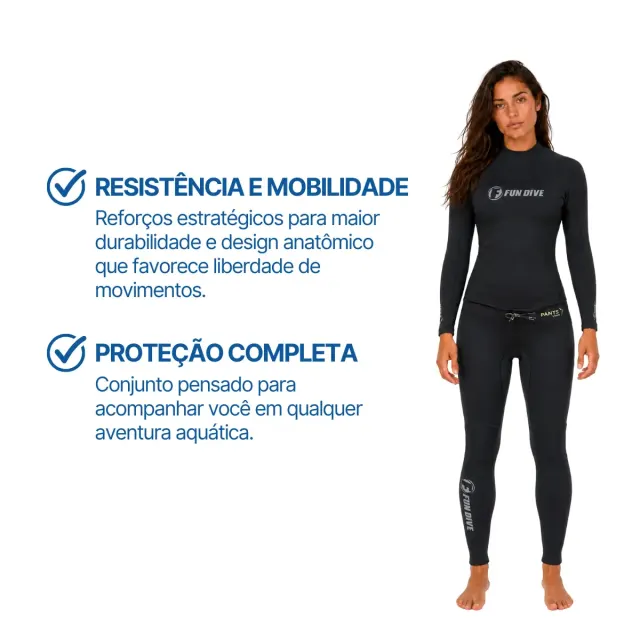 VEST PANTS, Conjunto Camiseta Calça Neoprene - Imagem 2