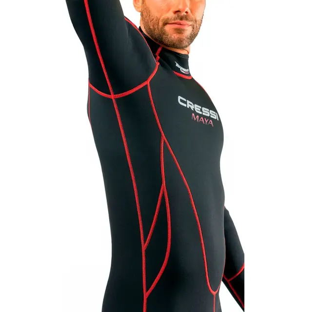 Roupa de Mergulho Longa Cressi Maya Man Masculina em Neoprene 2,5 mm - Imagem 4
