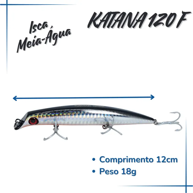 KATANA 120F, Isca Artificial Floating 18g - Imagem 2